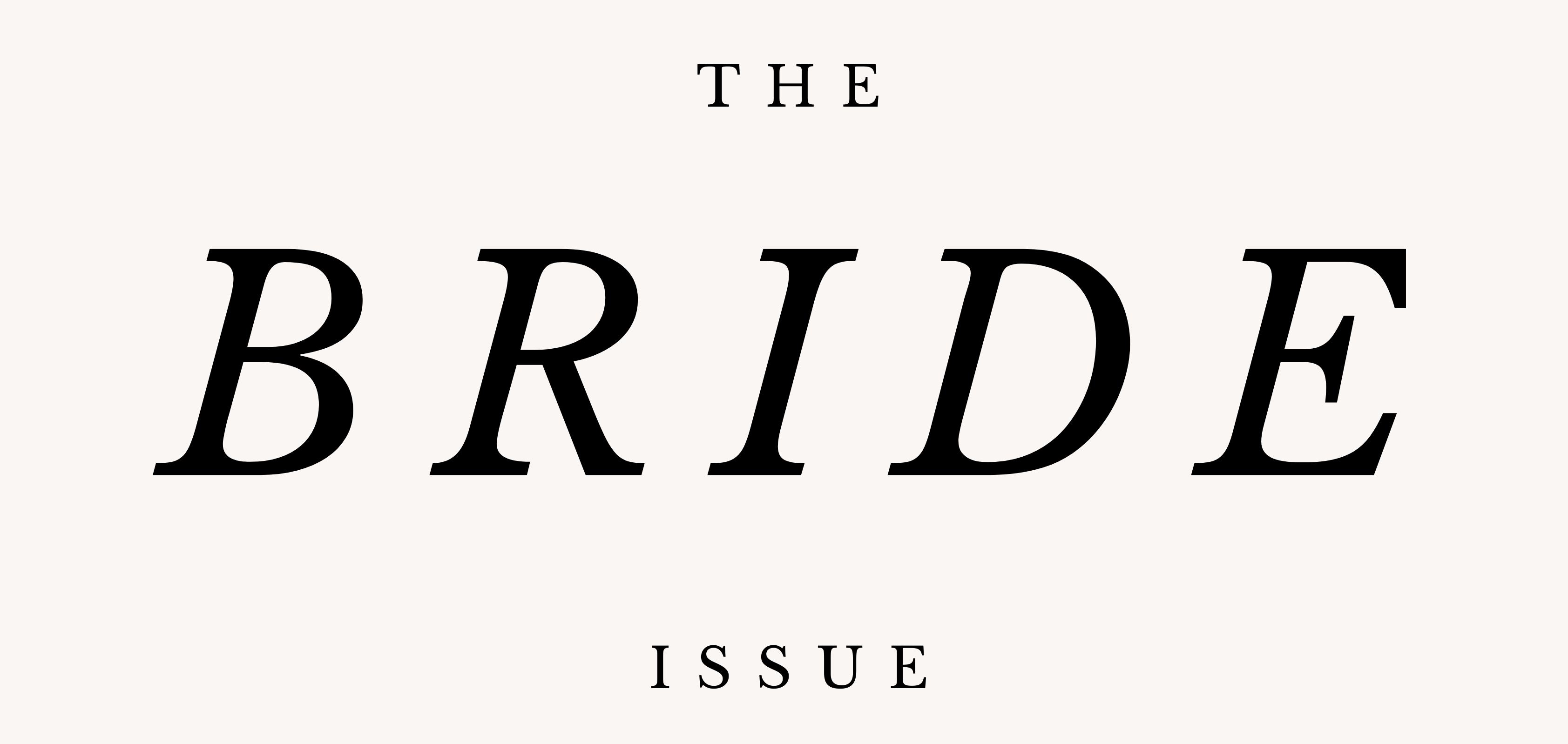 The Bride Issue